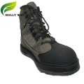 Chaussures de pataugeoires noires pour hommes avec semelle en feutre